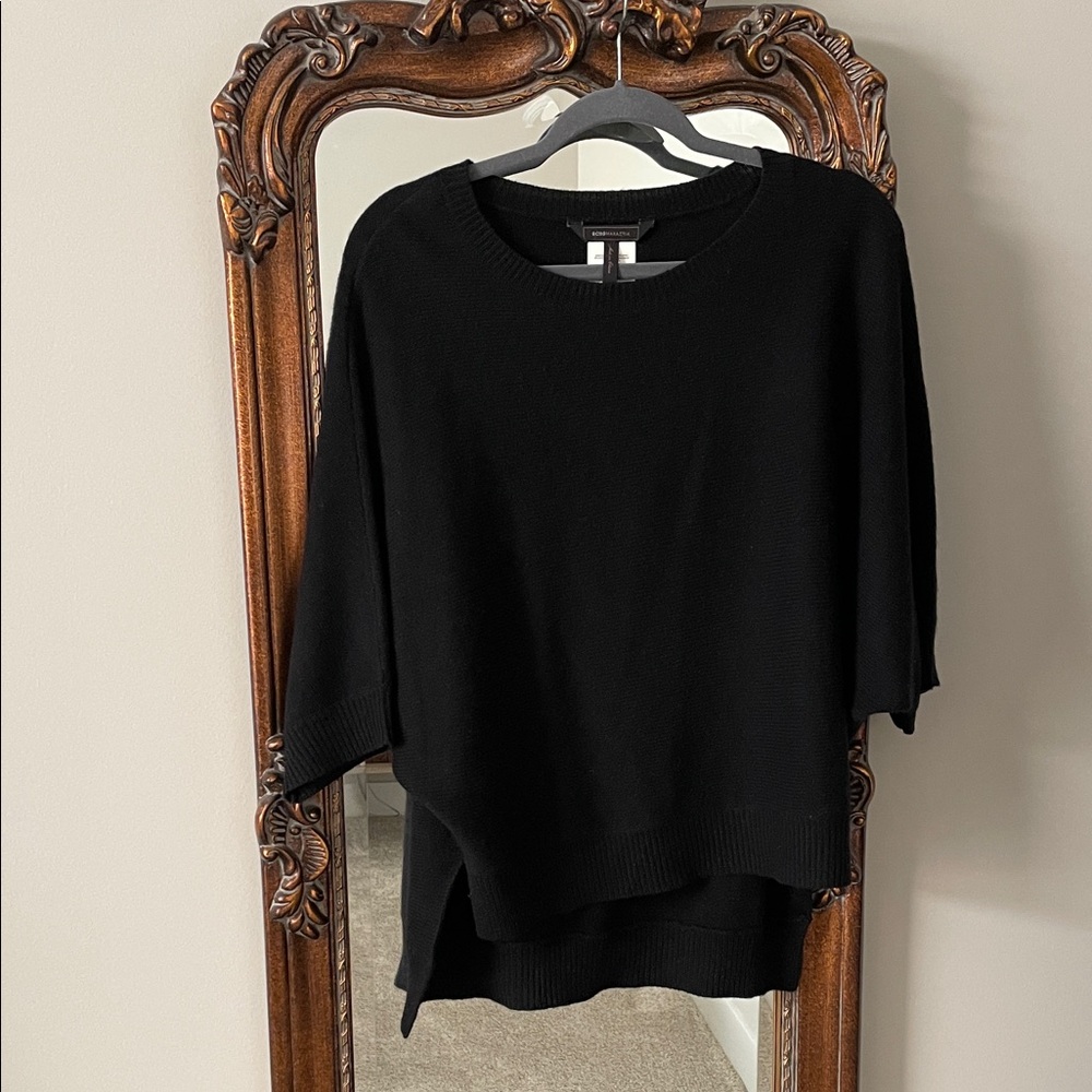 BCBGMAXAZRIA Black Wool Sweater